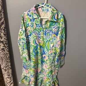 Lilly Pulitzer Multicolor Floral Kids Casual Dress
